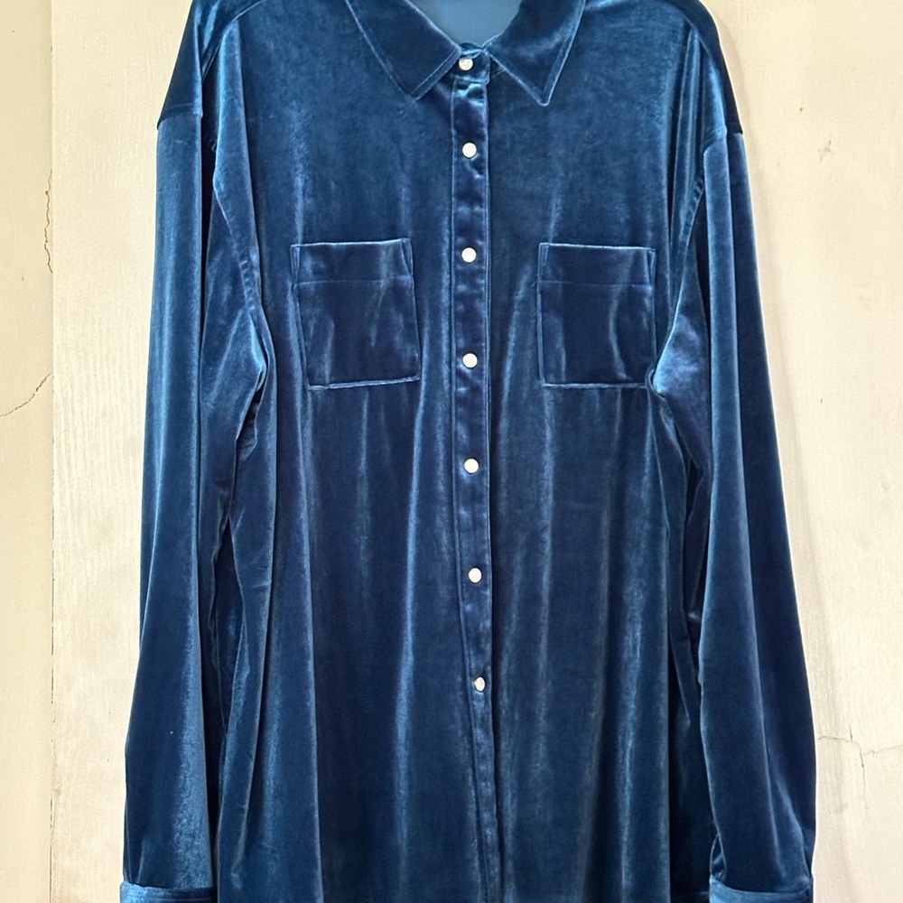 Rock & Roll Cowgirl Midnight Velvet Shirt